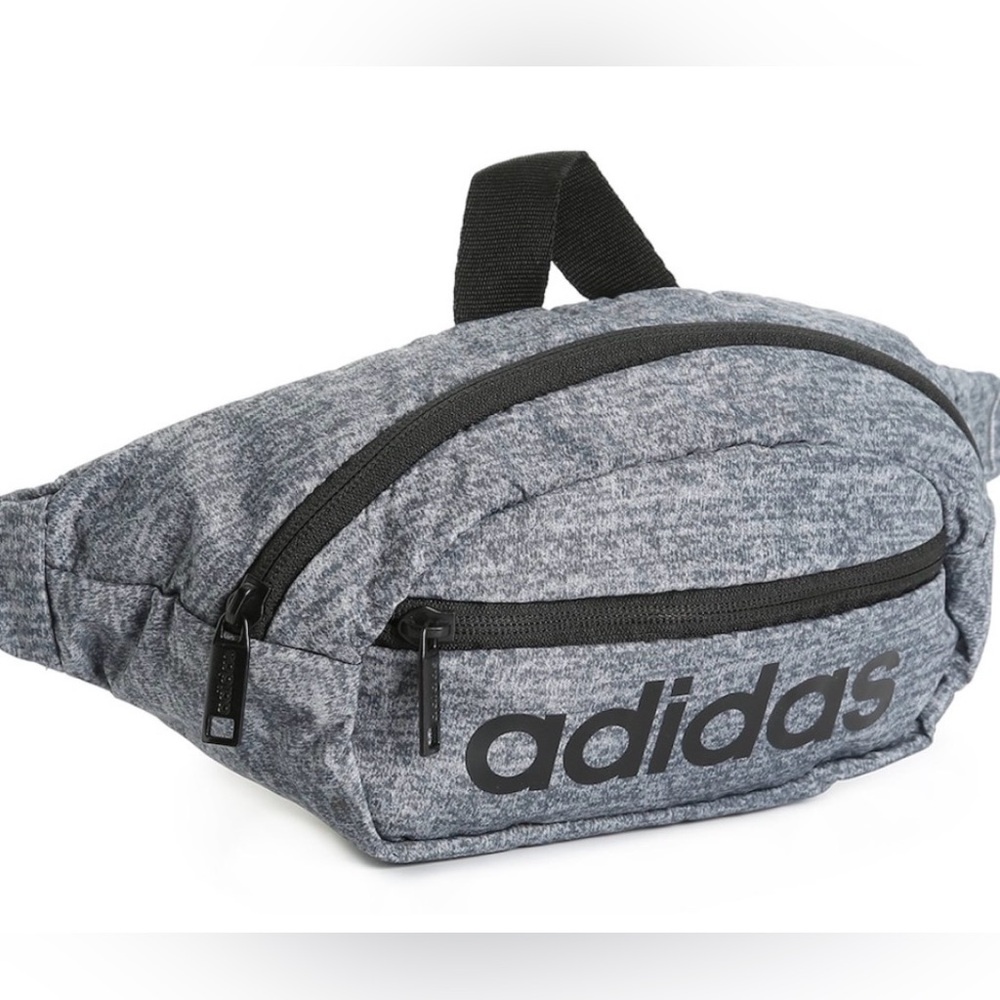 Adidas Original Core Crossbody Fanny Pack Gray Festival Functional Sporty Unisex